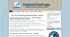 Desktop Screenshot of engineeryourcopy.com